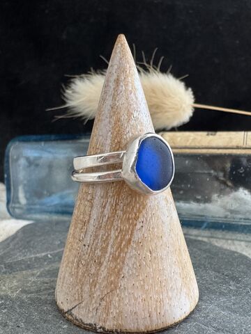 Sterling,Silver,Ring,Size,K,Reserved,for,Jo,Bubble ring, coastal ring, sea glass ring, beach jewellery, stacking ring, cornish jewellery, recycled silver, recycled silver ring, organic ring, cornish gift 