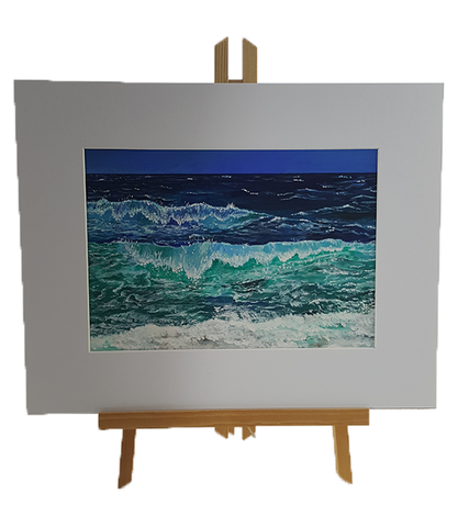 Stormy,Seascape,seascape, water, painting, stormy seascape, waves