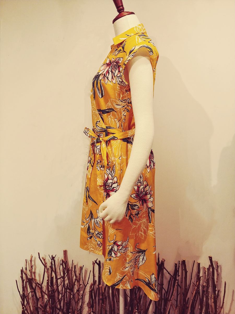 calf length wrap dress