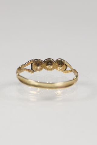 Antique Georgian 15ct Garnet Trilogy Ring - product images  of 