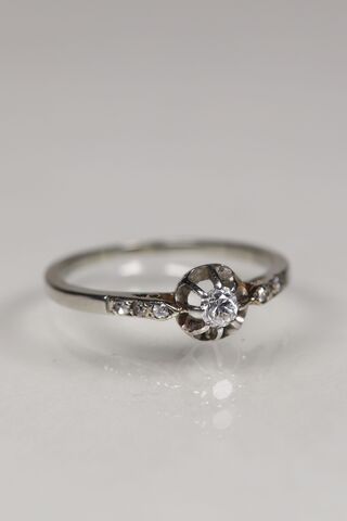 Antique Art Deco 18ct Toi et Moi Ring  - product images  of 