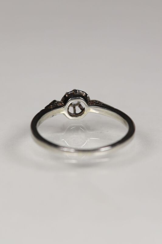 Antique Art Deco 18ct Toi et Moi Ring  - product images  of 