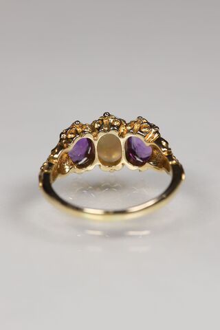 Vintage 9ct Amethyst & Opal Ring - product images  of 