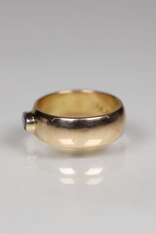 18ct Bezel Set Tanzanite Band Ring - product images  of 