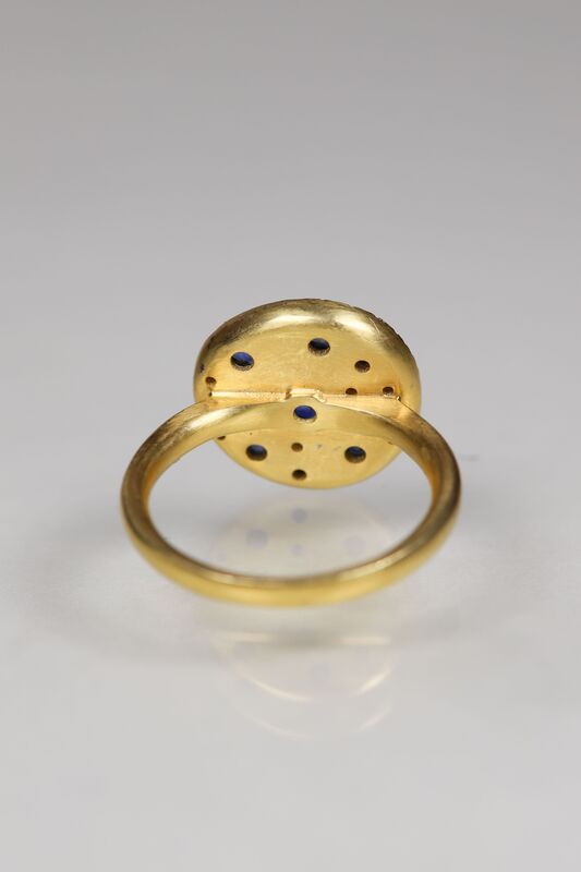 14ct Sapphire &amp; Diamond Scatter Ring  - product images  of 