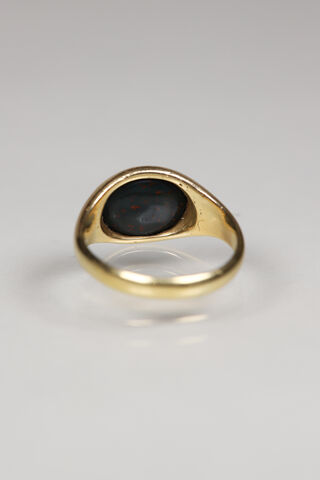 Victorian 18ct Bloodstone Greyhound Ring  - product images  of 