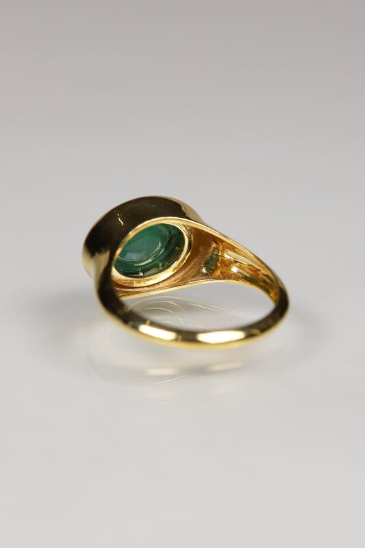 The Full Circle 14ct Emerald Ring  - product images  of 