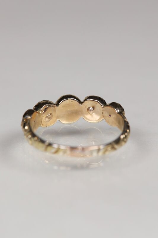 Georgian 15ct Amethyst Half Eternity Ring  - product images  of 