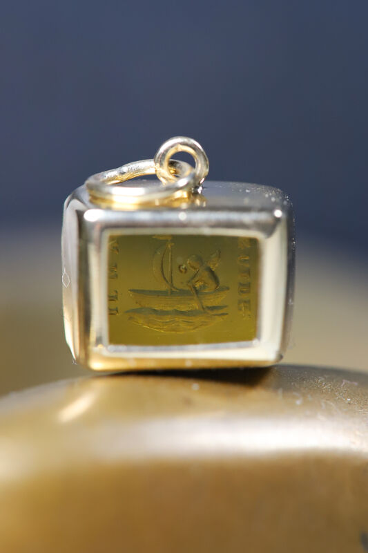 ‘The Guide’ Victorian 14ct Intaglio Pendant - product images  of 