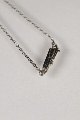Antique 18ct Art Deco Rose Cut Diamond Necklace  - product images  of 