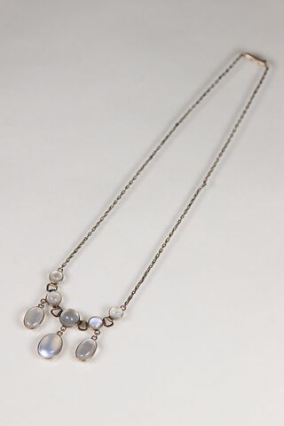 Antique 9ct Edwardian Moonstone Necklace  - product images  of 