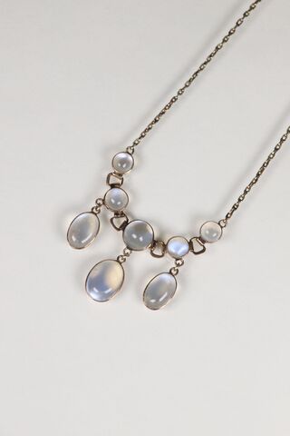 Antique 9ct Edwardian Moonstone Necklace  - product images  of 
