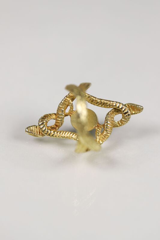 Vintage 18ct Emerald Snake Ring - product images  of 