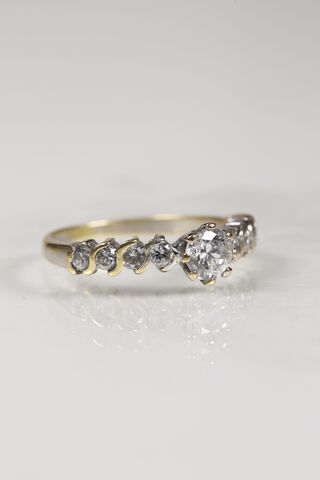 Vintage 18ct Diamond Solitaire Ring - product images  of 