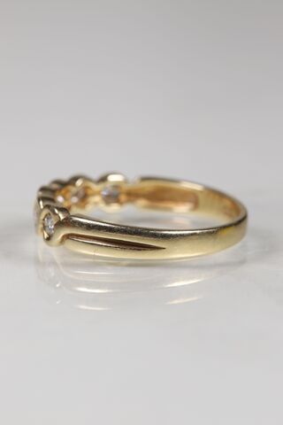 Vintage 18ct Diamond Half Eternity Ring - product images  of 