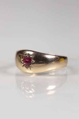Antique 15ct Carat Ruby Star Ring - product images  of 