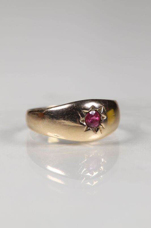Antique 15ct Carat Ruby Star Ring - product images  of 