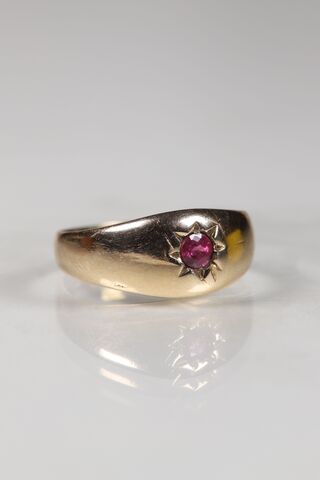 Antique 15ct Carat Ruby Star Ring - product images  of 