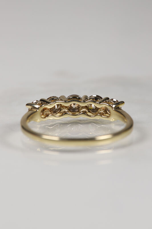 9ct Chocolate Diamond Half Eternity Ring - product images  of 