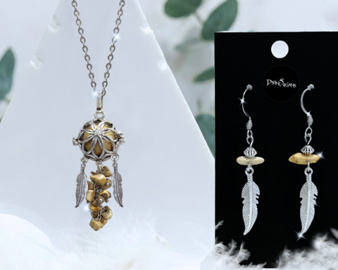 Janeuvx,Xyphyros,Picture,Jasper,Cosmos,Harmonae,pendant, trendy, jewelry, necklace, chain, chakra, Picture Jasper, dreamcatcher