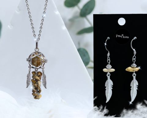 Janeuvx,Xyphyros,Picture,Jasper,Galaxy,Harmonae,pendant, trendy, jewelry, necklace, chain, chakra, Picture Jasper, dreamcatcher