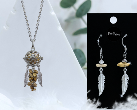 Janeuvx,Xyphyros,Picture,Jasper,Universe,Harmonae,pendant, trendy, jewelry, necklace, chain, chakra, Picture Jasper, dreamcatcher