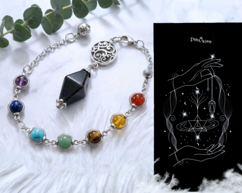 Gehilion,Onyx,Arkeir,Knova,pendant, trendy, fashion, jewelry, necklace, chain, pendulum, reiki, chakra, terminated point, Onyx, Red Onyx, Tiger Eye, Emperor Stone, Turquoise, Blue Lapis, Amethyst