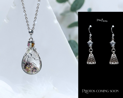 Thrian,Tourmaline,Dreamheart,Faiseja,Harmonae,pendant, trendy, jewelry, necklace, chain, reiki, chakra, quartz, floating locket, crystals, Tourmaline, Black Tourmaline