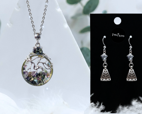 Thrian,Tourmaline,Soulring,Faiseja,Harmonae,pendant, trendy, jewelry, necklace, chain, reiki, chakra, quartz, floating locket, crystals, Tourmaline, Black Tourmaline