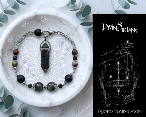 Geneiv,Lava,Volkaris,Knova,pendant,trendy,fashion,jewelry,silver,necklace,chain,pendulum,reiki,chakra, Lava Stone, Ocean Jasper, Larvikite, pendulum, bracelet, Necklace, double terminated point