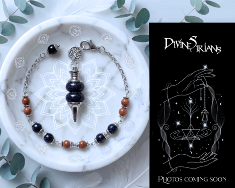 Galaka,Regasus,Goldstone,Zeorae,Knova,pendant, trendy, fashion, jewelry, silver, necklace, chain, pendulum, reiki, chakra, blue goldstone, red goldstone, onyx, unicorn