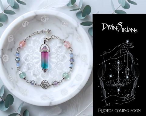 Thrian,Prism,Aelion,Knova,pendant,trendy,fashion,jewelry,silver,necklace,chain,pendulum,reiki,chakra,glass, blue cat's eye, fluorite, rose