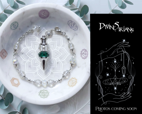 Galaka,Amazorite,Myrion,Veyl,Knova,pendant, trendy, fashion, jewelry, silver, necklace, chain, pendulum, reiki, chakra, glass, unicorn