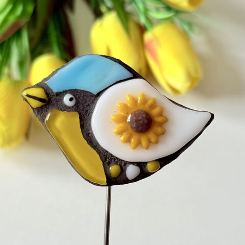 Mosaic,Bird,Plant,Buddy, mosaic, home decor, plant buddy