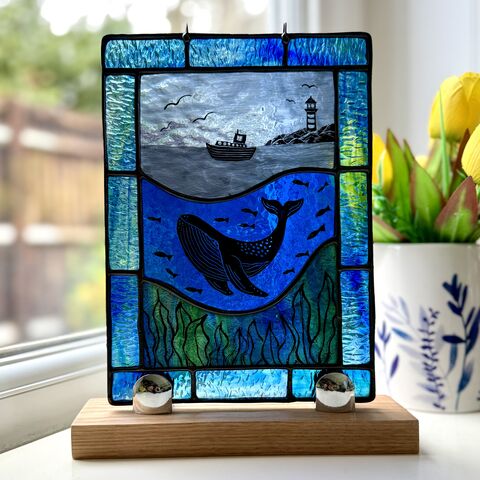 Oak,Display,Stand,(panel,not,included-,see,separate,listing),Oak glass stand