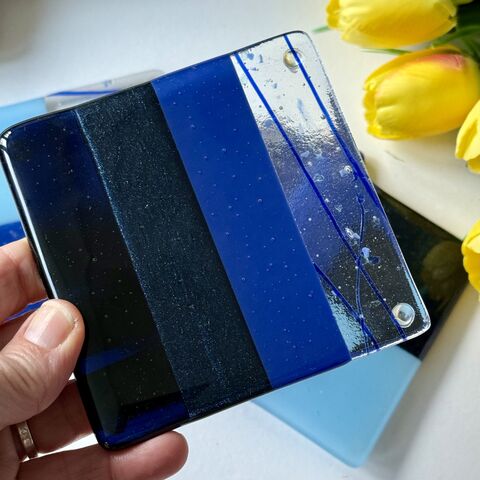 Fused,Glass,Coaster,Fused glass, coaster