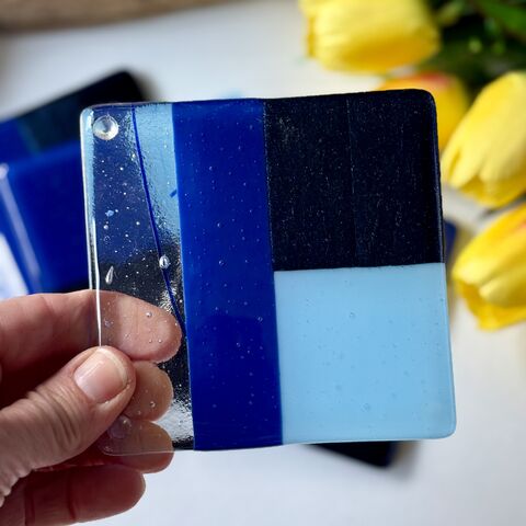Fused,Glass,Coaster,Fused glass, coaster