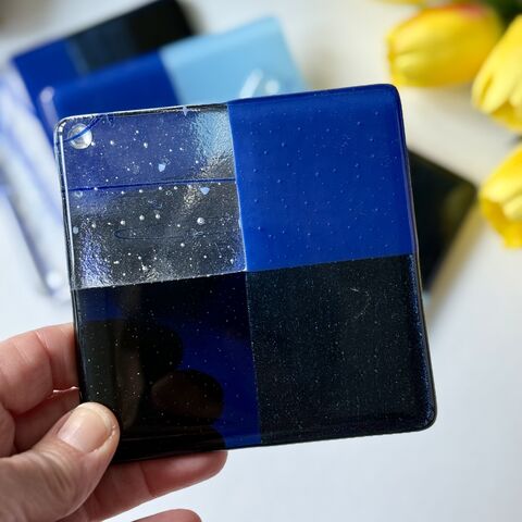 Fused,Glass,Coaster,Fused glass, coaster