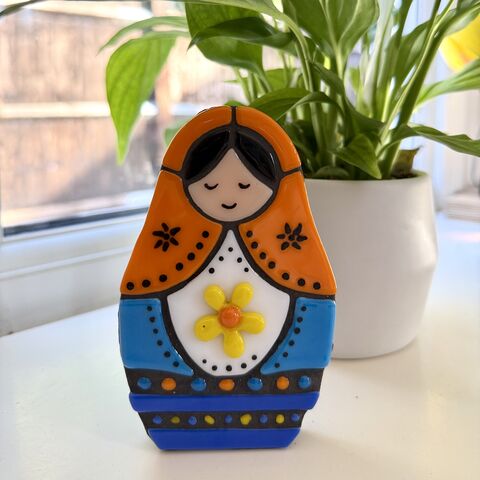Mosaic,Nesting,Doll,(Large),Nesting doll, mosaic, home decor