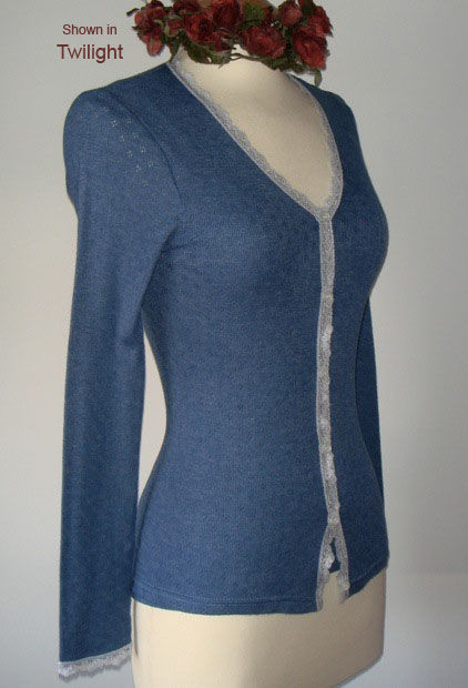 Now 65% Off!! Our Petite Scallop Lace Cardigan - product image  