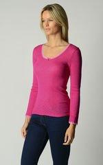 Now 60% Off!! Brand New Vibrant Colours In Our Scallop Lace Top - product images 7 of 8