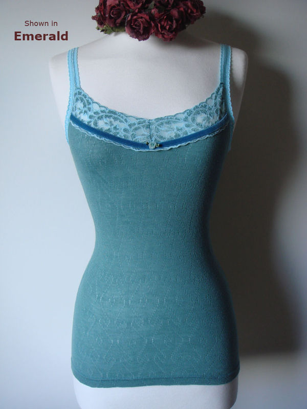 NOW MORE THAN 46% Off!! Our Jade Velvet and Lace Twinset - product image  