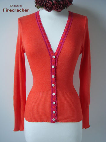 MEGA,SALE,60%+,Off!!,Our,Fuchsia,Heart,Lace,Short,Style,Cardigan,Lace Trim Cardigan, Heart Lace Trim Cardigan, Pointelle Cardigan, Palace Cardigan, Palace London, Palace Lace Cardigan