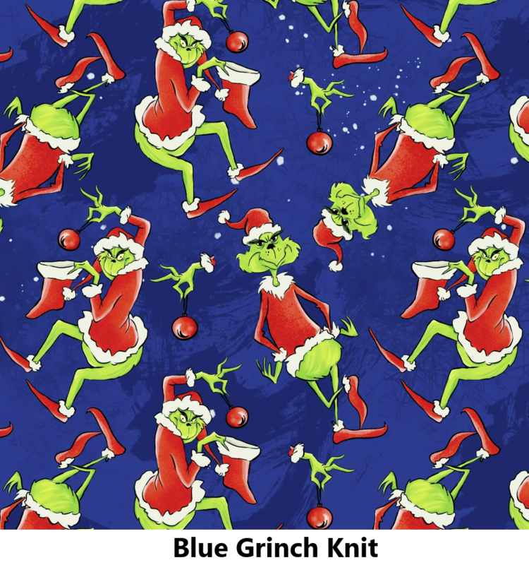 Blue Grinch Christmas Cotton Romper  - product images  of 