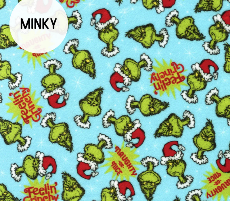 Minky Christmas Feelin' Grinchy Plush Dog Romper - product images  of 