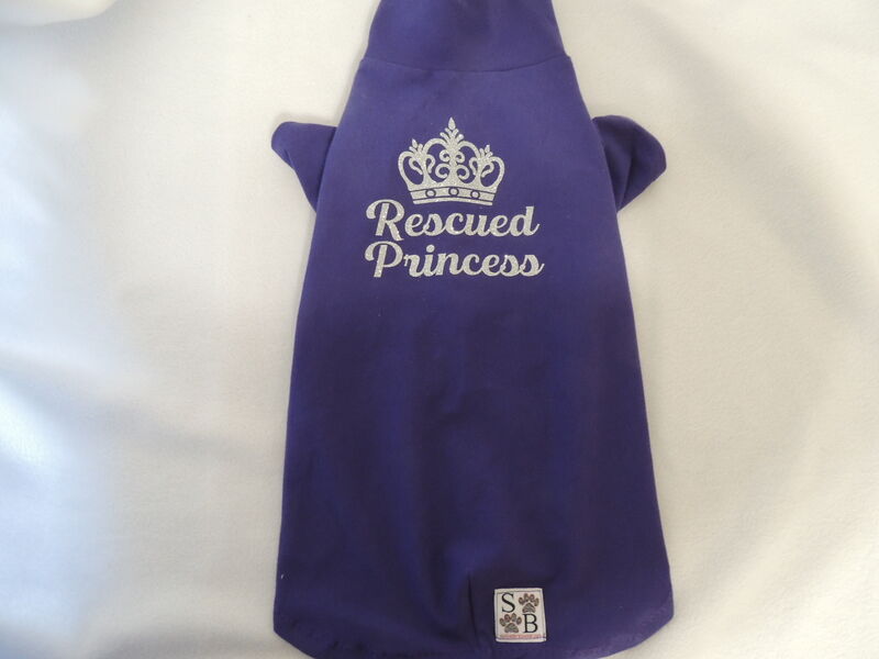 Large Rescued Princess Glitter Purple Tshirt  - product images  of 