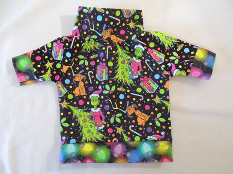 SMALL,Grouchy,Santa,Cotton,Knit,Tshirt