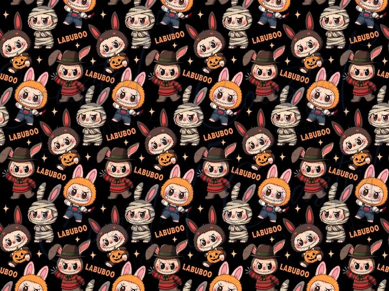 LabuBOO Halloween Monsters Bamboo Jersey Romper - product images  of 