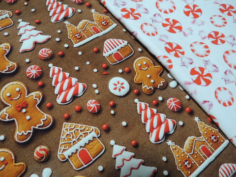 Gingerbread,Christmas,Village,Cotton,Knit,Dog,Romper,gingerbread, christmas