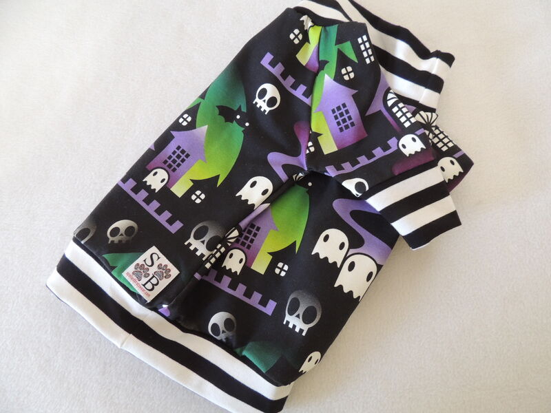 MEDIUM RTS Halloween BOO Cotton Knit Dog Shirt - product images  of 